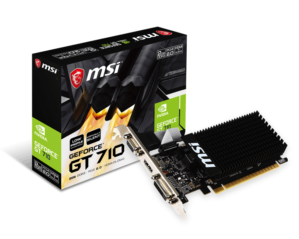 MSI GeForce GT 710 2GD3H LP Graphics Card
