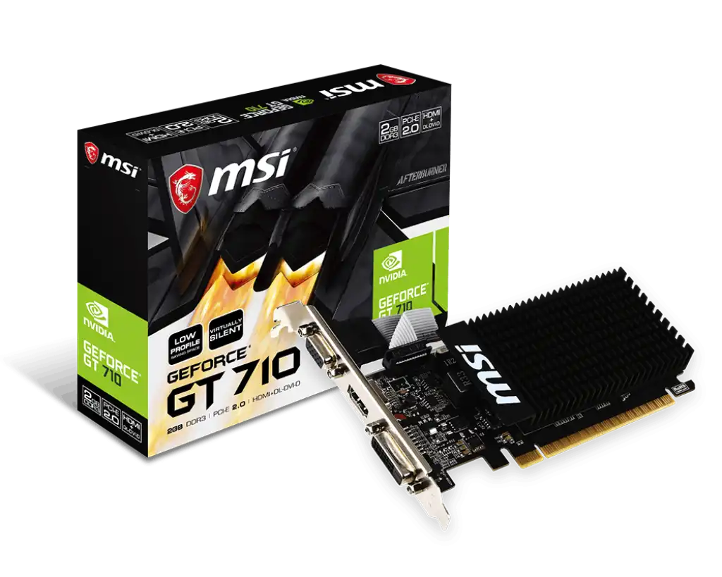 MSI GeForce GT 710 2GD3H LP Graphics Card