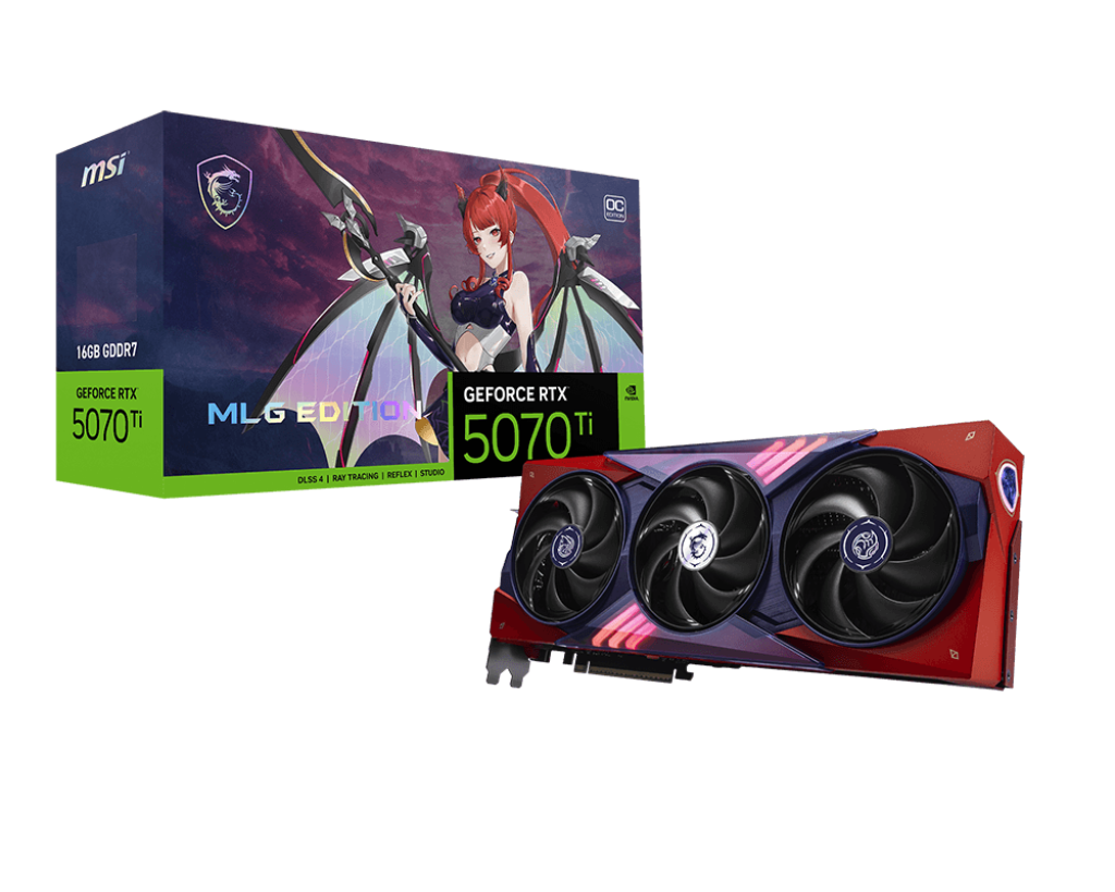 MSI GeForce RTX 5070 Ti 16G MLG EDITION OC Graphics Card