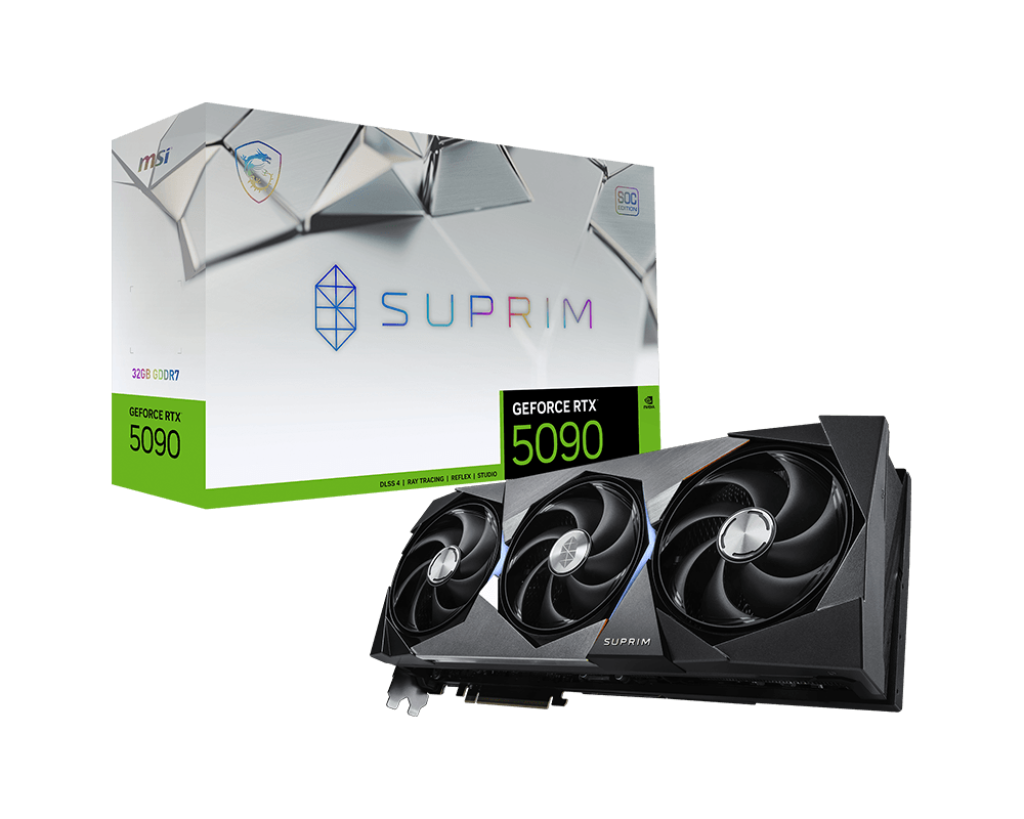 MSI GeForce RTX 5090 32G SUPRIM SOC Graphics Card