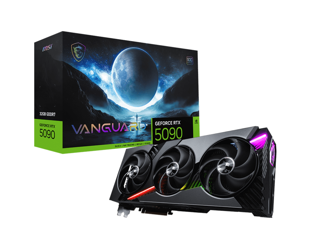 MSI GeForce RTX 5090 32G VANGUARD SOC Graphics Card 1