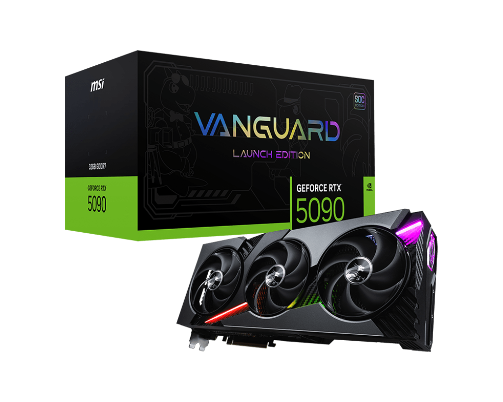 MSI GeForce RTX 5090 32G VANGUARD SOC Launch Edition Graphics Card