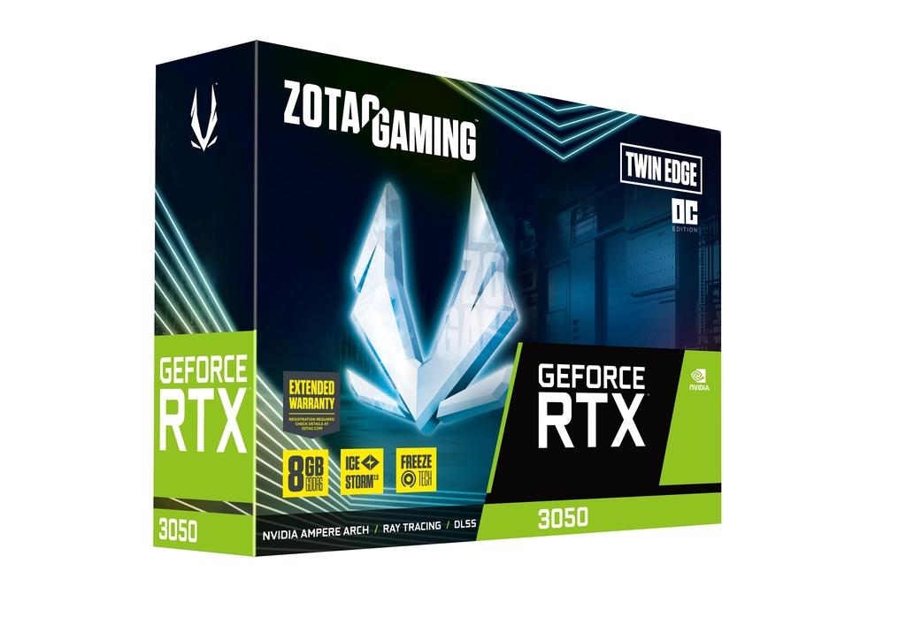 ZOTAC GAMING GeForce RTX 3050 Twin Edge OC 8GB GDDR6 Graphics Card 6