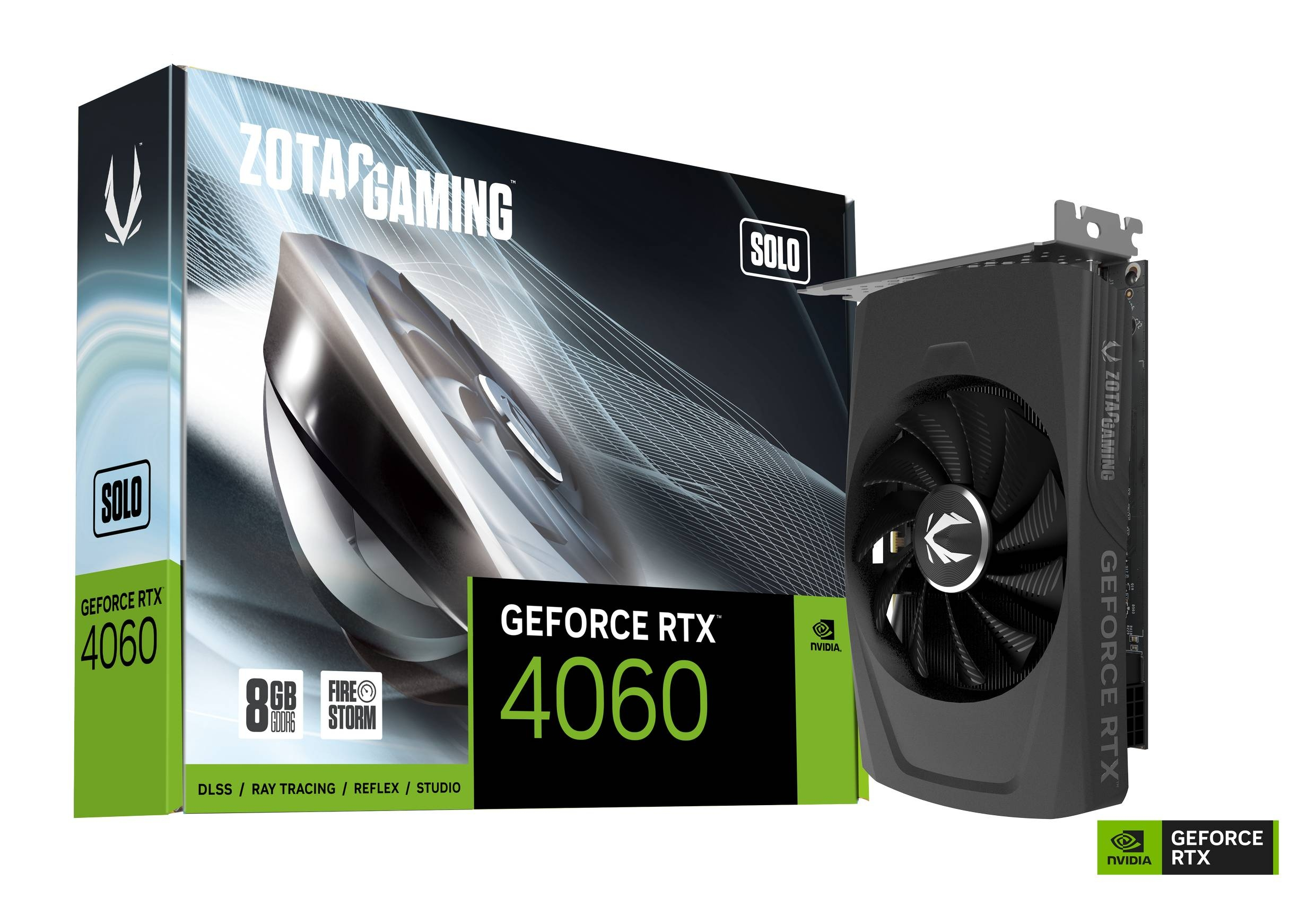 ZOTAC GAMING GeForce RTX 4060 8GB GDDR6 SOLO Graphics Card