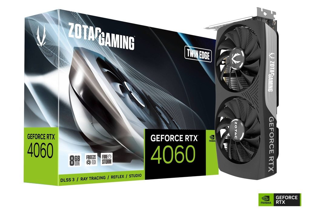 ZOTAC GAMING GeForce RTX 4060 8GB GDDR6 Twin Edge Graphics Card