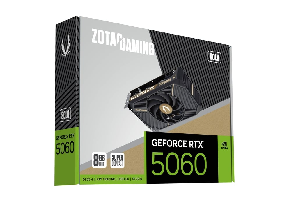 ZOTAC GAMING GeForce RTX 5060 8GB GDDR7 SOLO Graphics Card 6