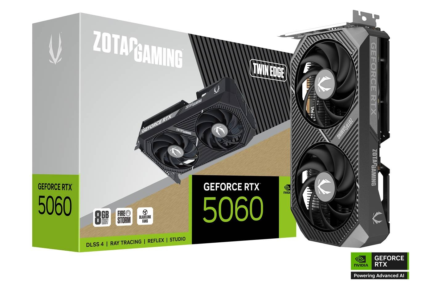 ZOTAC GAMING GeForce RTX 5060 8GB GDDR7 Twin Edge Graphics Card