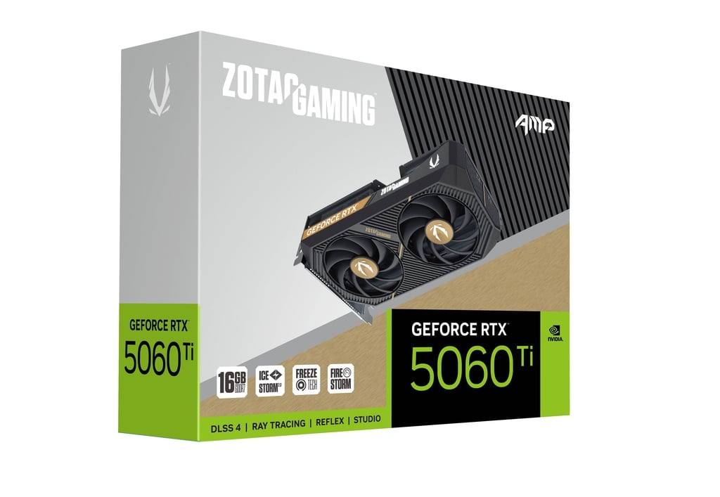 ZOTAC GAMING GeForce RTX 5060 Ti 16GB GDDR7 AMP Graphics Card 7