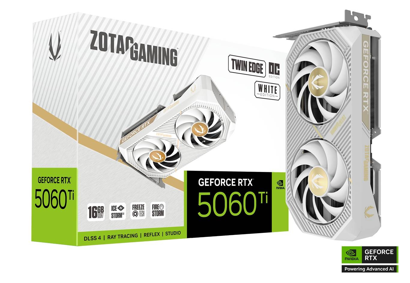 ZOTAC GAMING GeForce RTX 5060 Ti 16GB OC White Edition Graphics Card 1