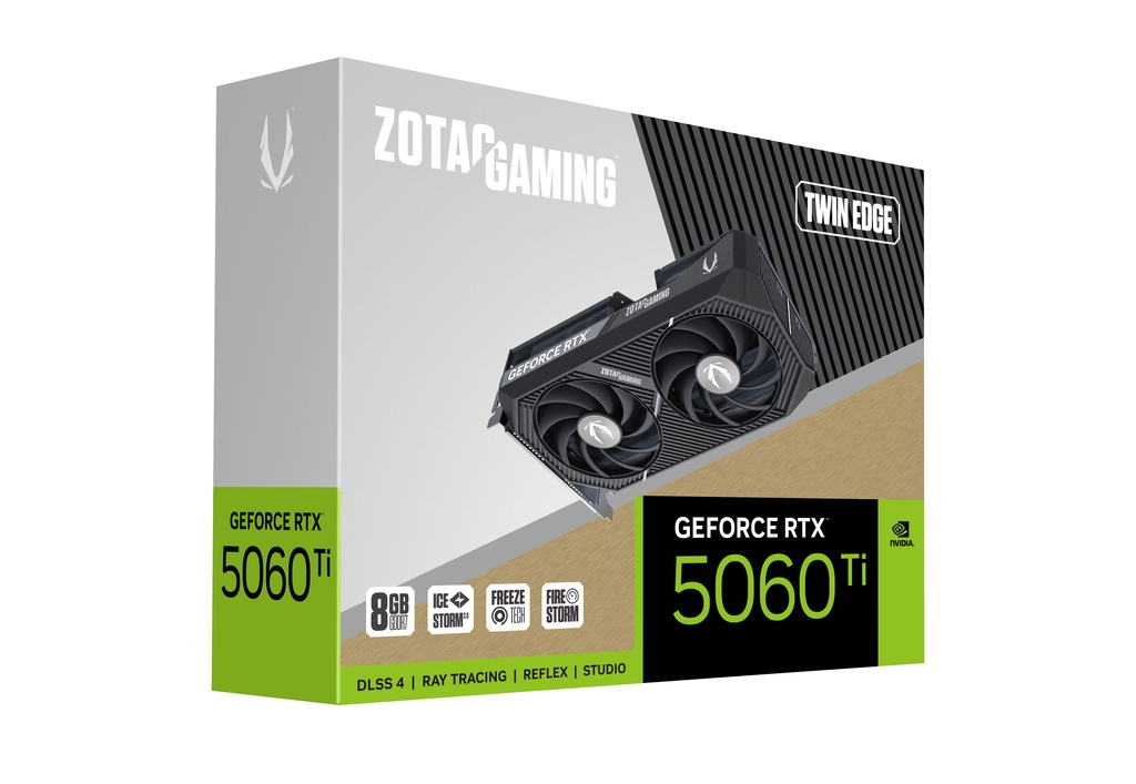 ZOTAC GAMING GeForce RTX 5060 Ti 8GB GDDR7 Twin Edge Graphics Card 5