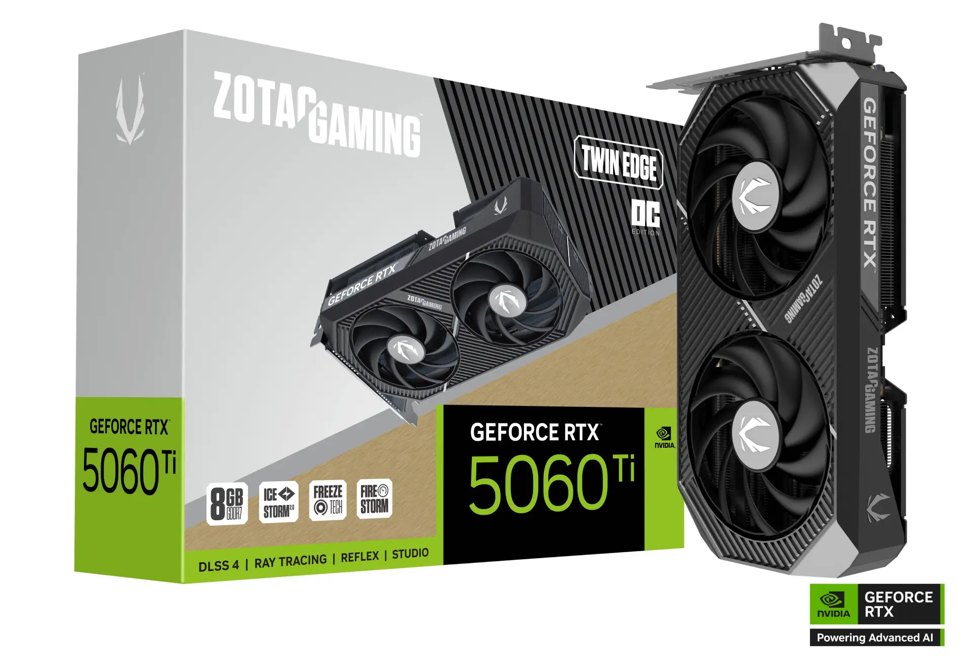 ZOTAC GAMING GeForce RTX 5060 Ti 8GB GDDR7 Twin Edge OC Graphics Card