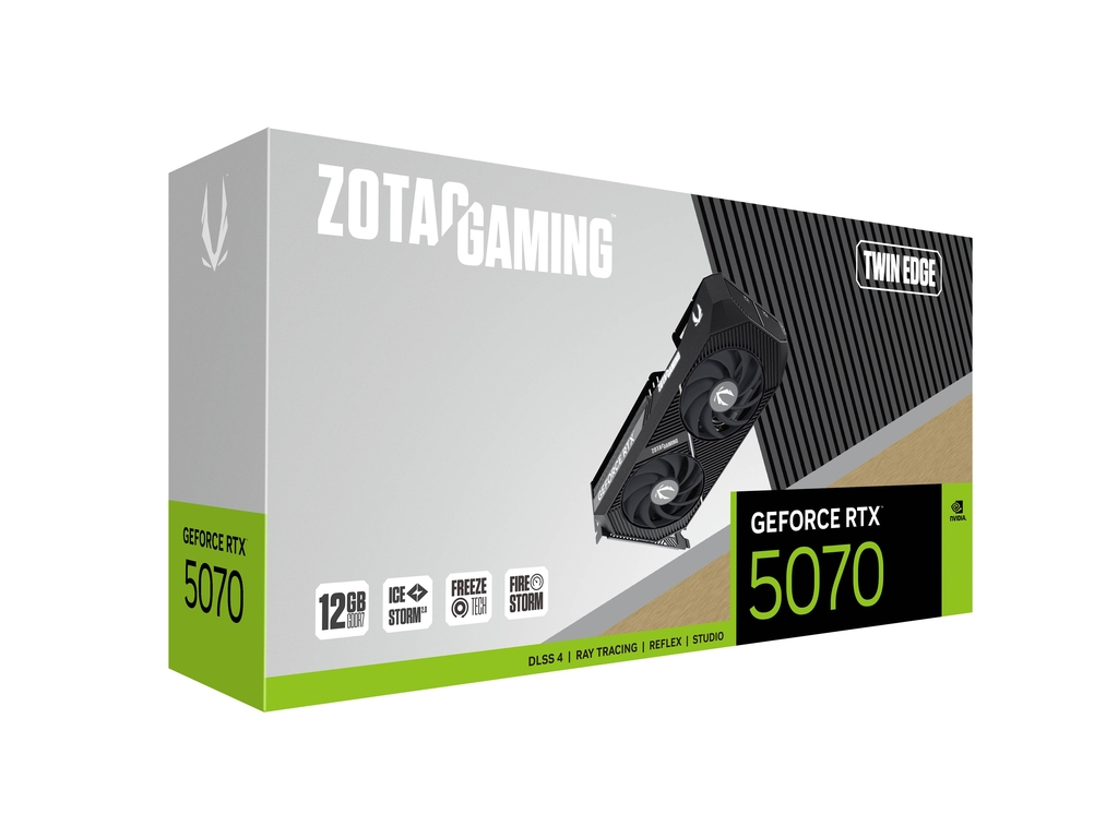 ZOTAC GAMING GeForce RTX 5070 12GB GDDR7 Twin Edge Graphics Card 6