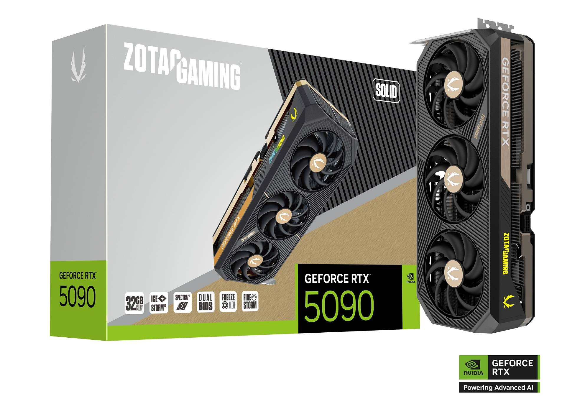 ZOTAC GAMING GeForce RTX 5090 32GB GDDR7 SOLID Graphics Card