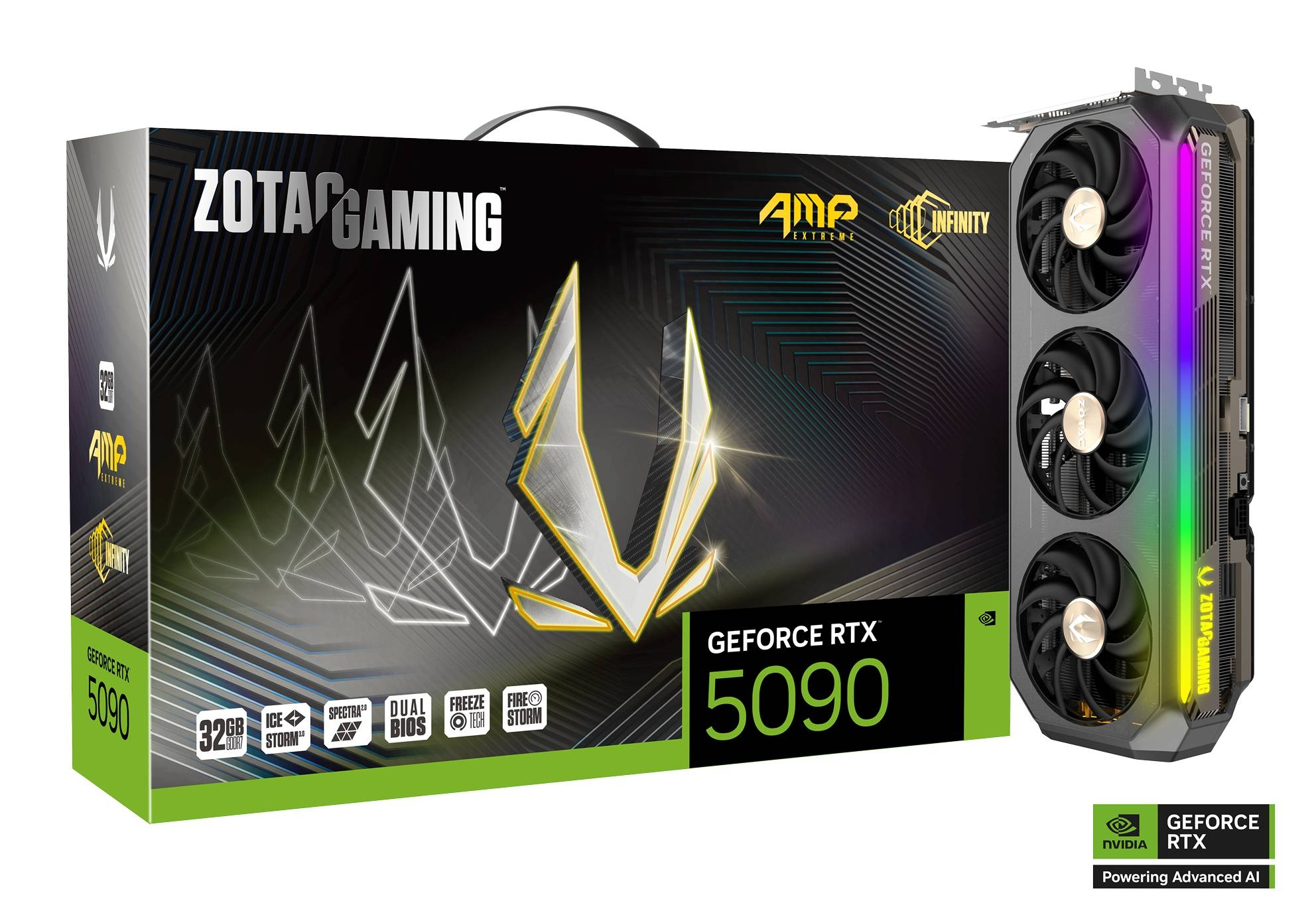 ZOTAC GAMING GeForce RTX 5090 AMP Extreme INFINITY 32GB GDDR7 Graphics Card