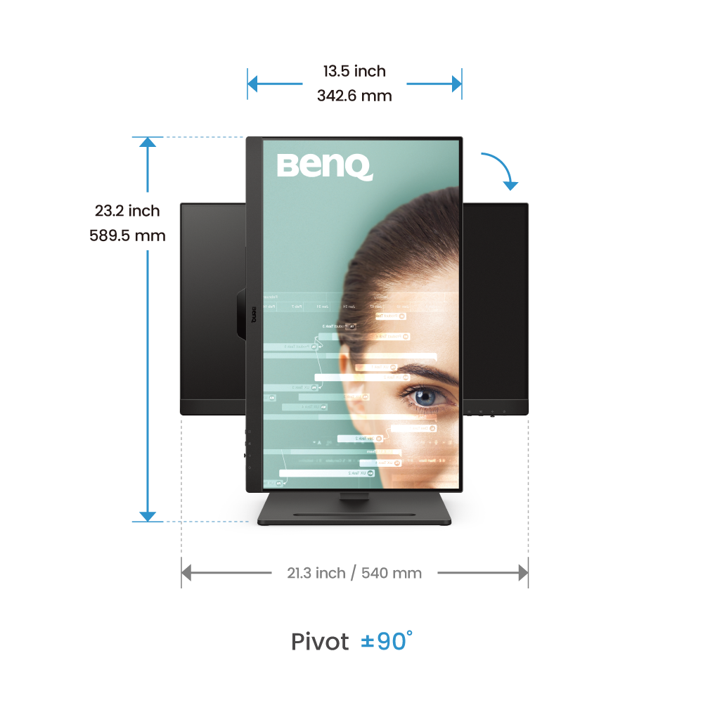BenQ GW2490T 23.8" FHD IPS 100Hz EyeCare Monitor 5