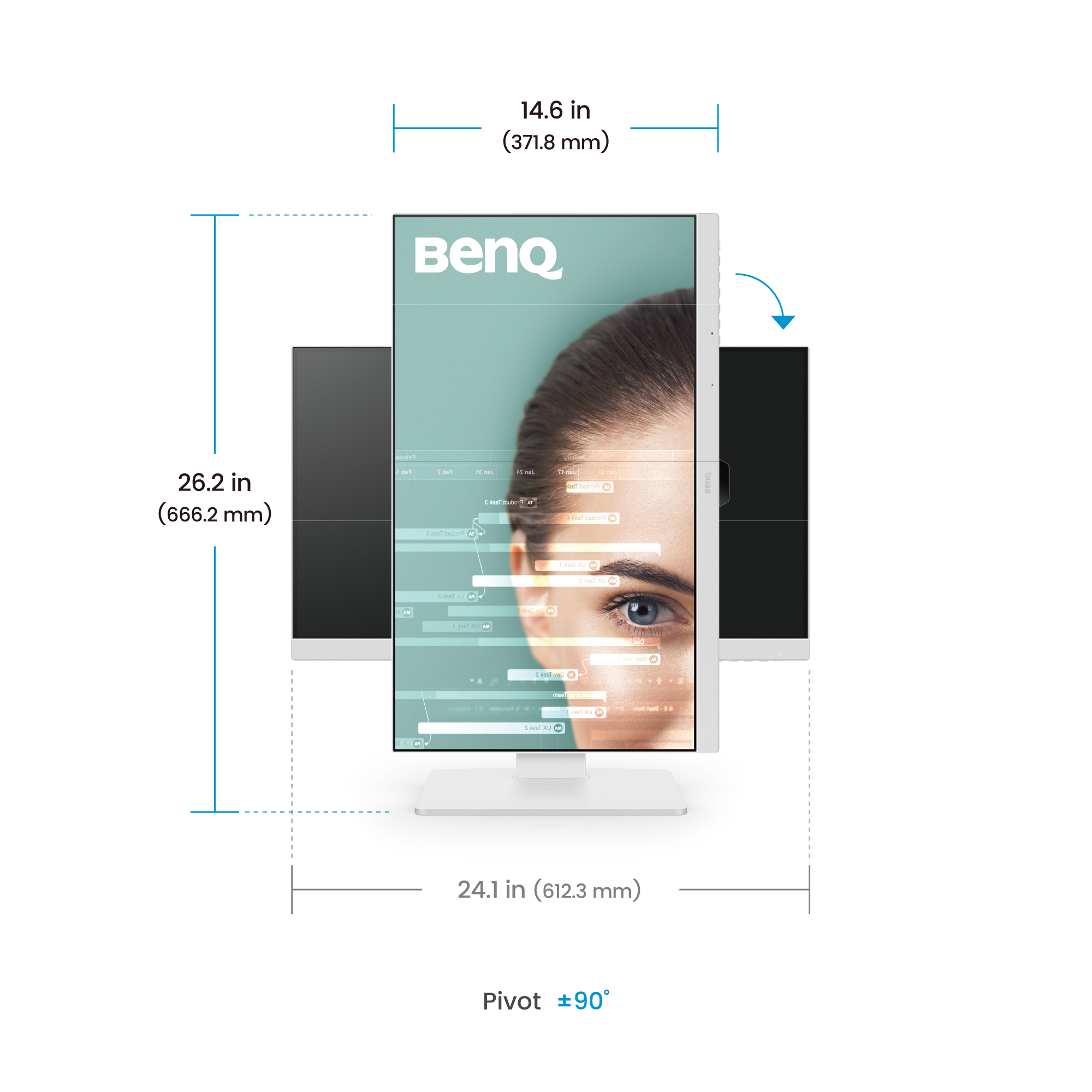 BenQ GW2786TC 27" FHD IPS 100Hz Programming Monitor 6