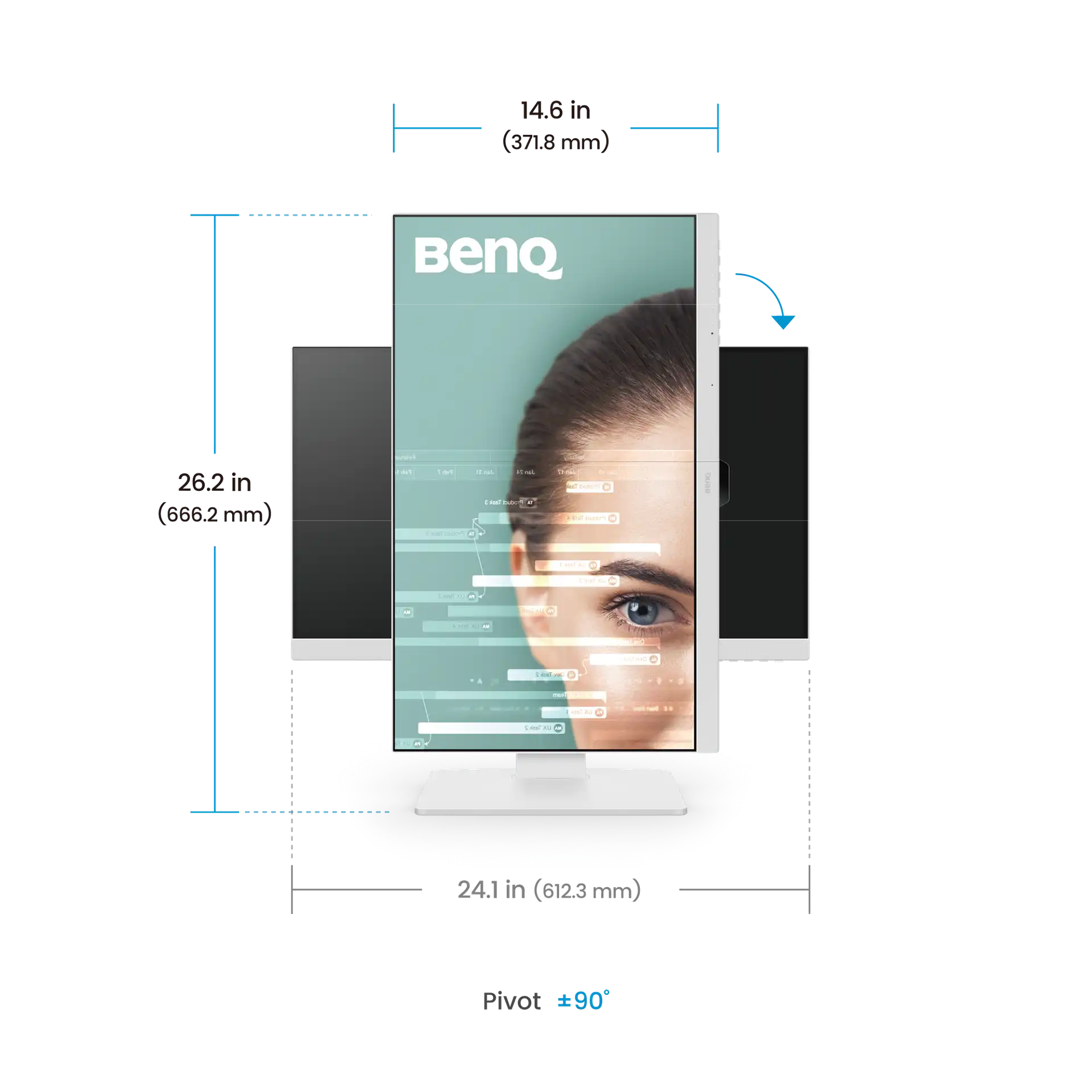 BenQ GW2786TC 27" FHD IPS 100Hz Programming Monitor 6