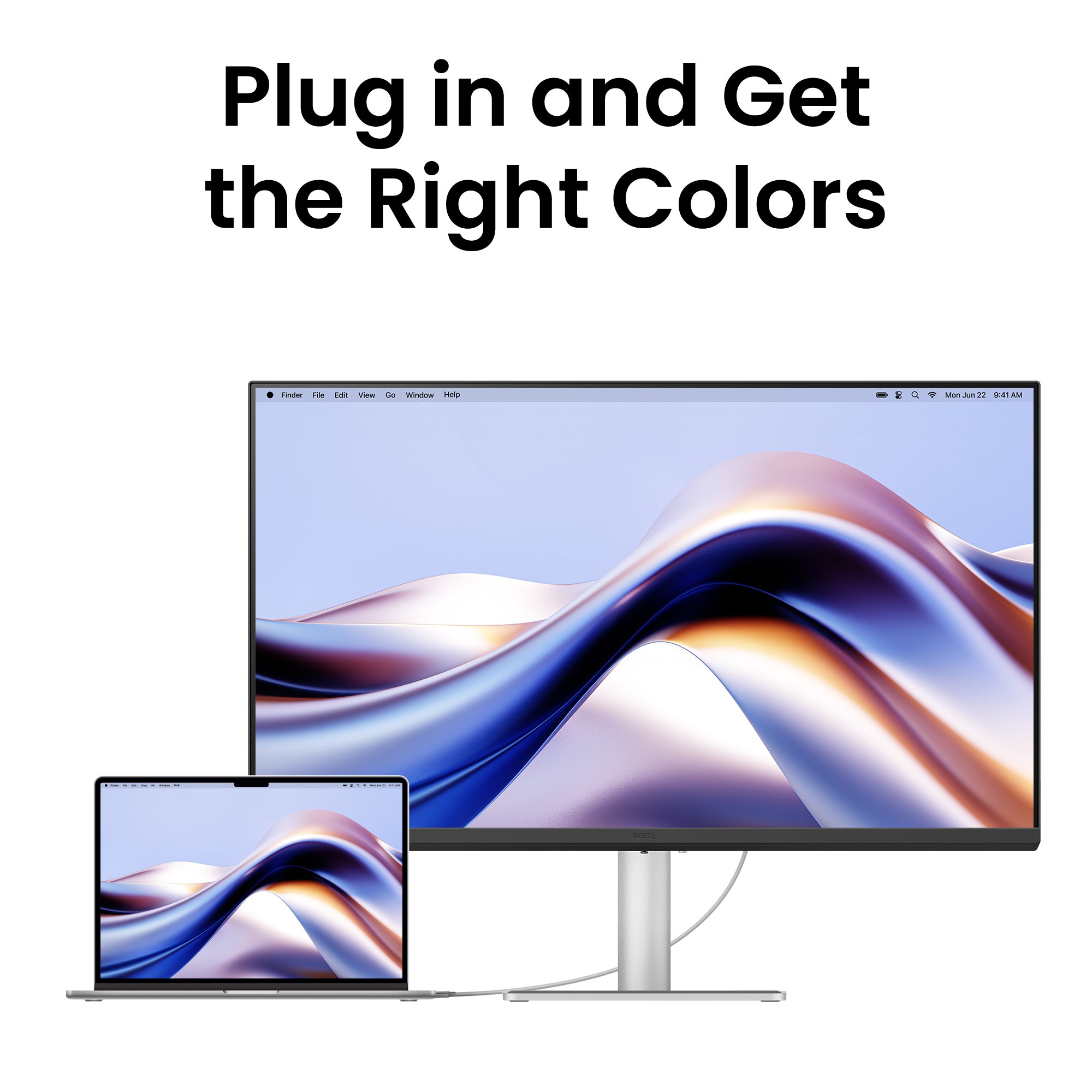 BenQ MA270UP 27" 4K IPS Monitors for MacBook 6