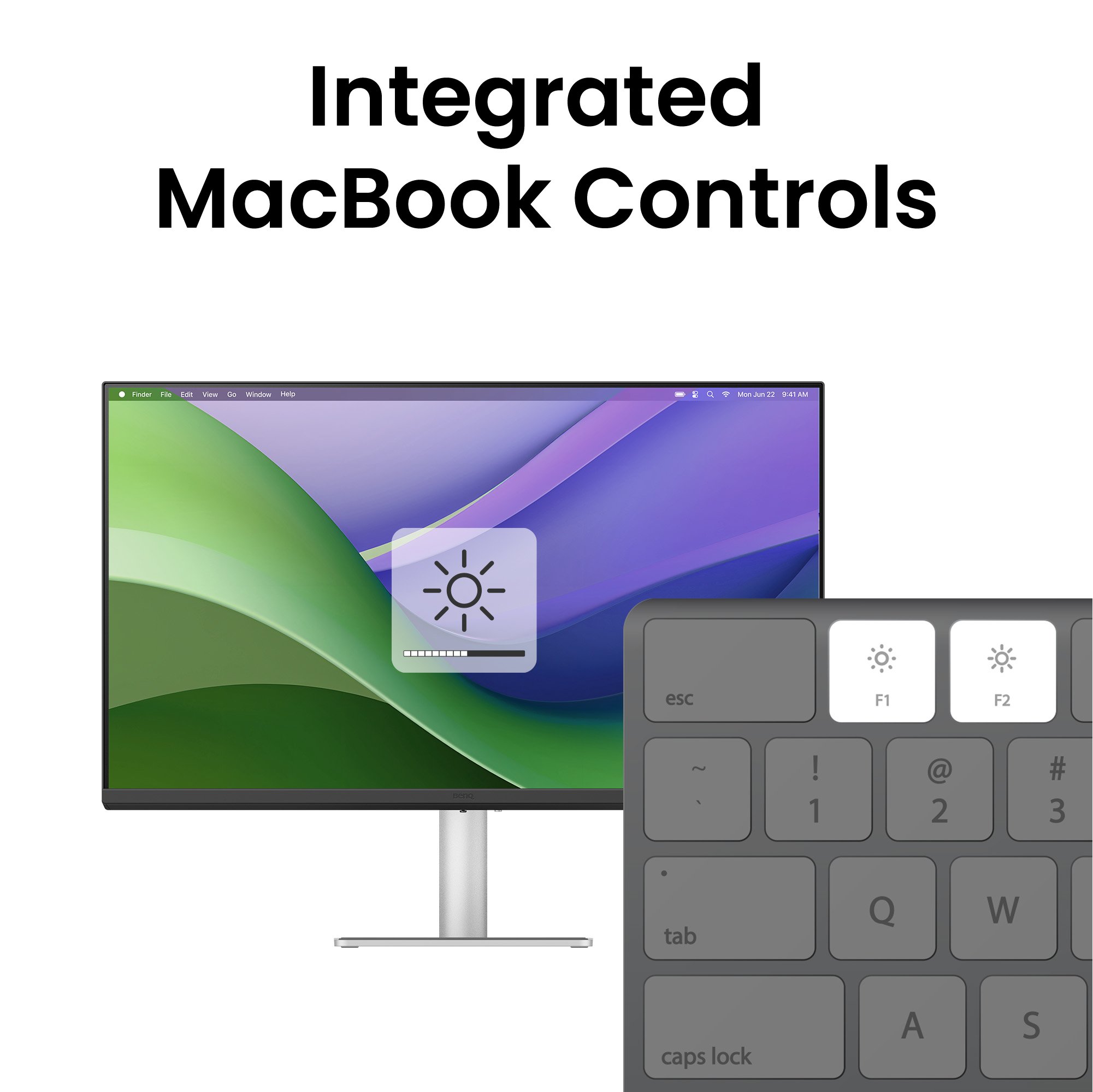 BenQ MA270UP 27" 4K IPS Monitors for MacBook 7