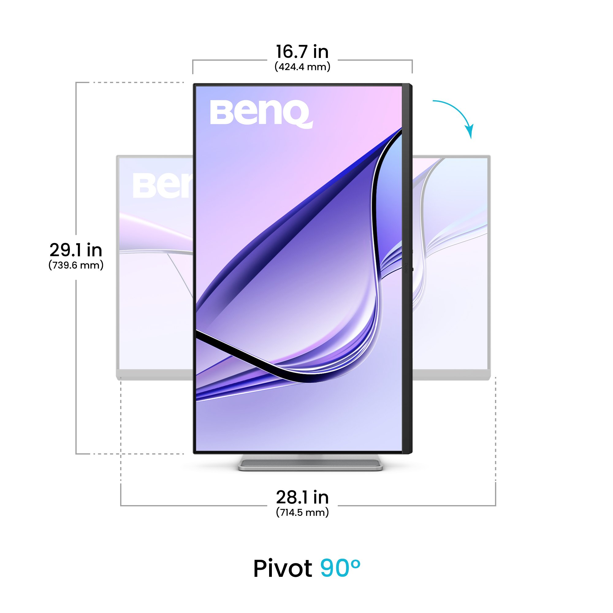 BenQ MA320U 32" 4K IPS Monitor for MacBook 5