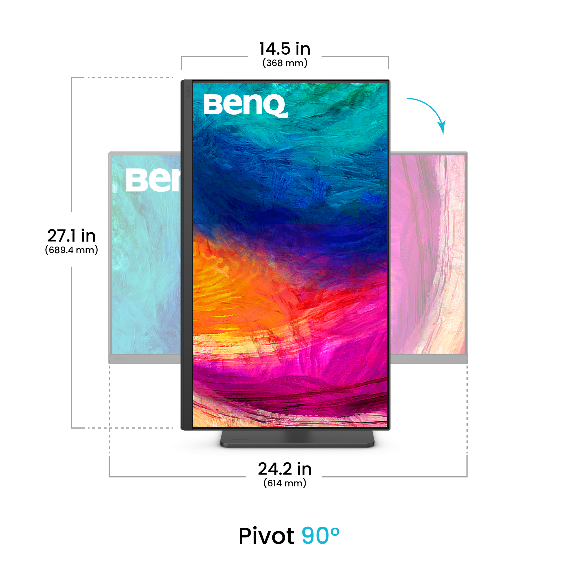 BenQ PD2706QN 27" QHD Designer Monitor 3