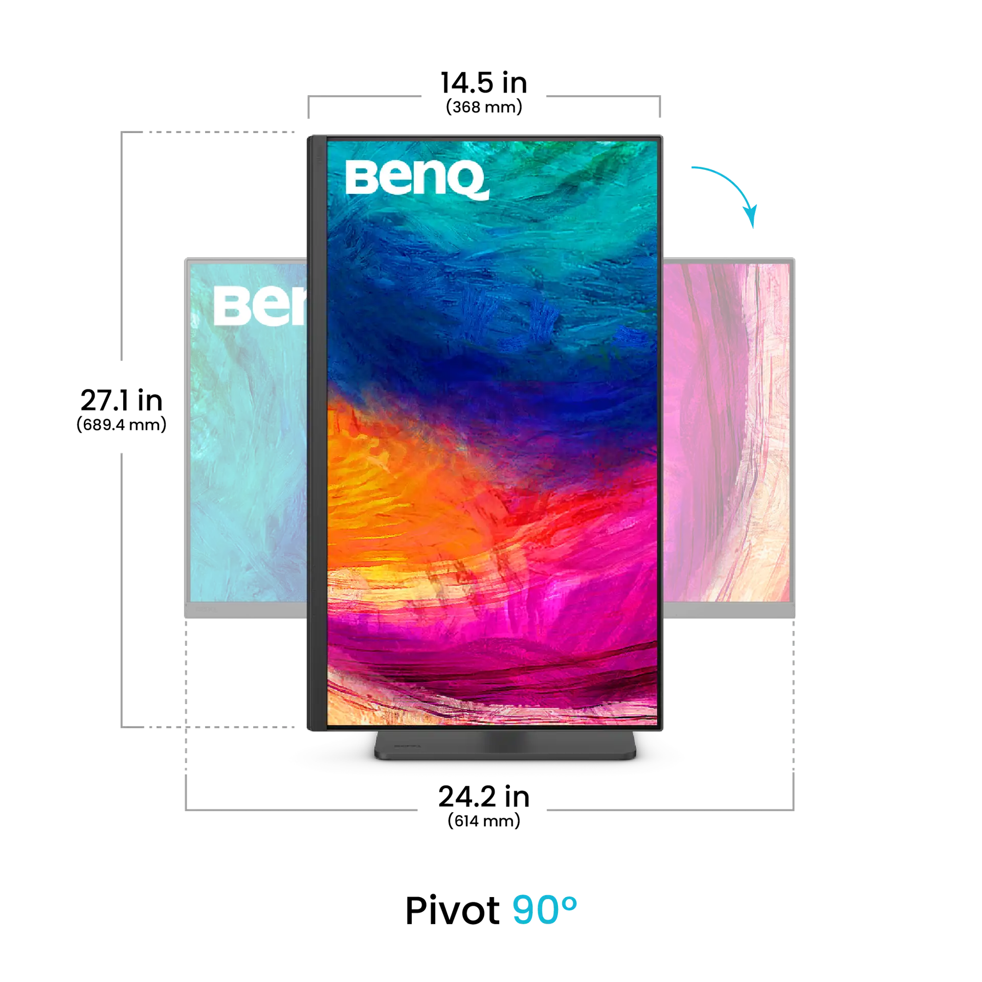 BenQ PD2706QN 27" QHD Designer Monitor 3