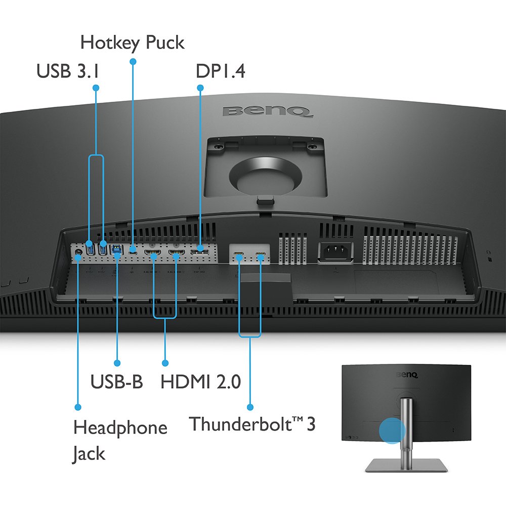 BenQ PD2725U 27" 4K IPS Designer Monitor 8