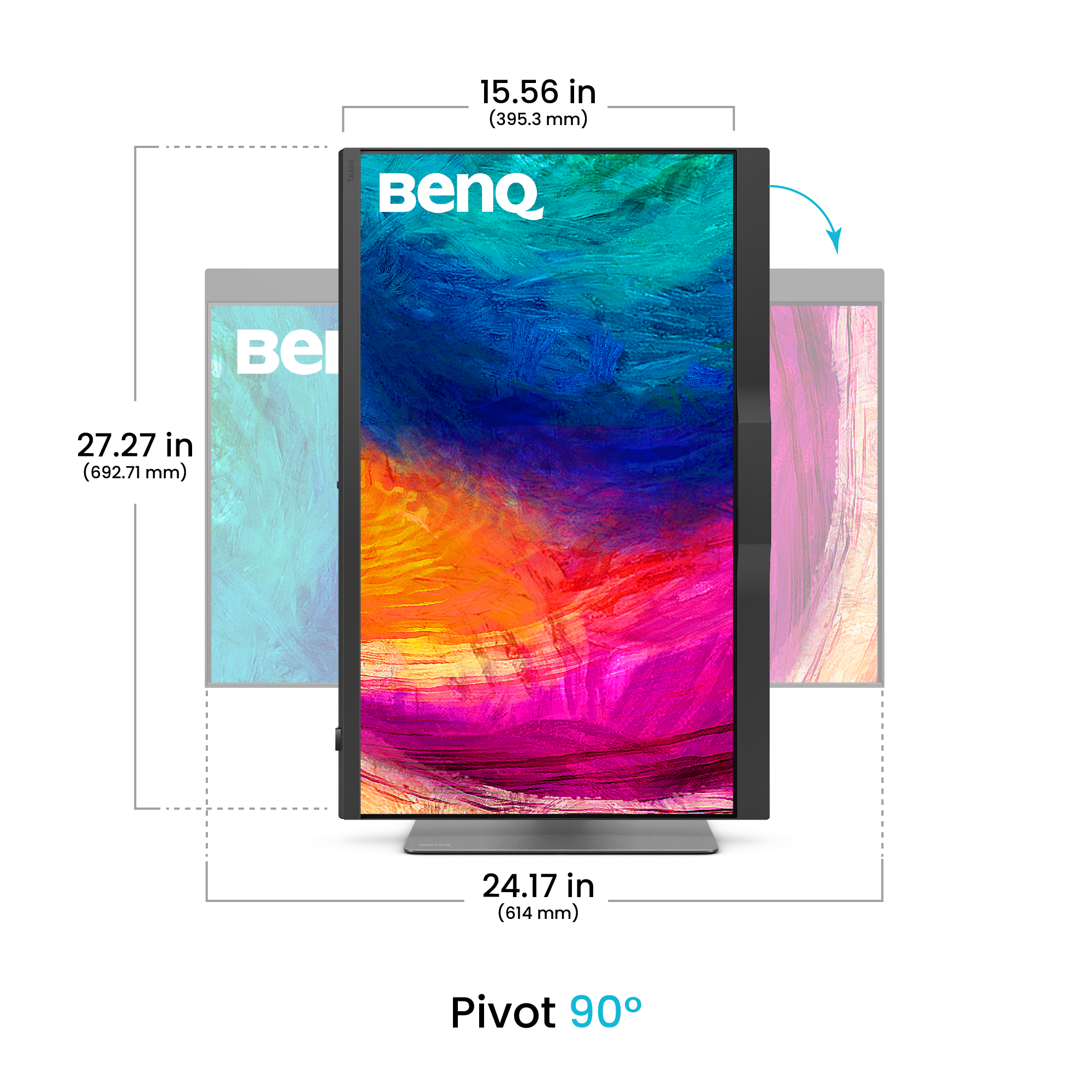 BenQ PD2770U 27" 4K IPS Designer Monitor 5
