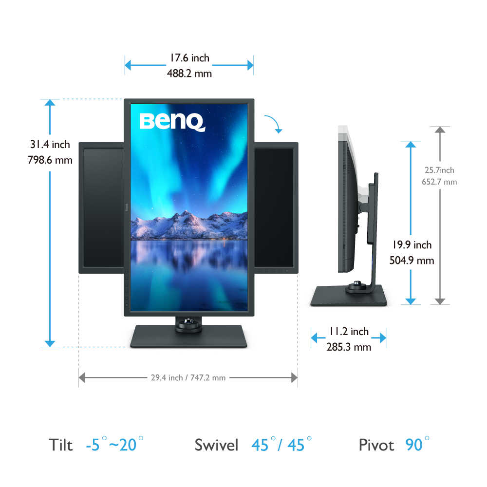 BenQ SW321C 32" 4K IPS Photographer Monitor 5