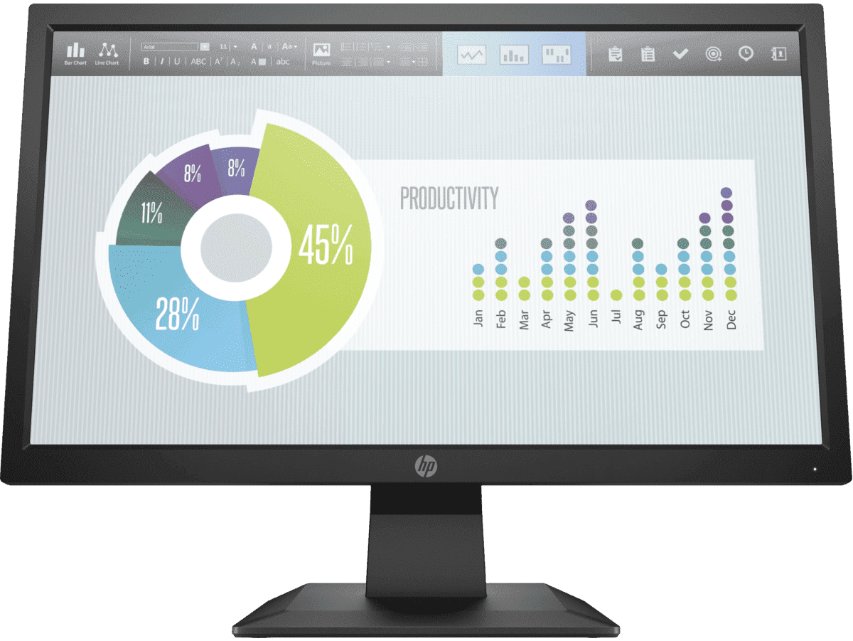 HP P204v 19.5" HD+ TN Monitor