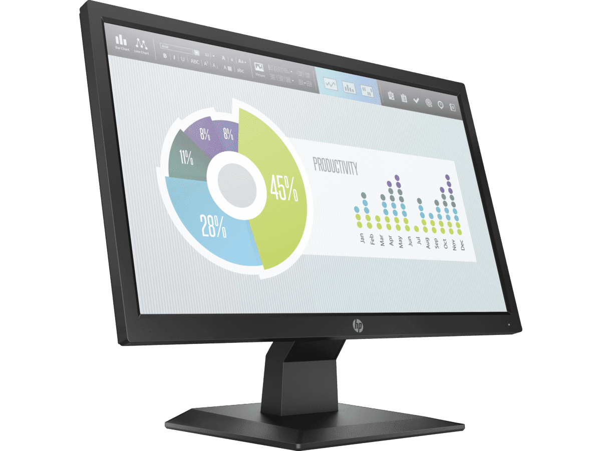 HP P204v 19.5" HD+ TN Monitor 3