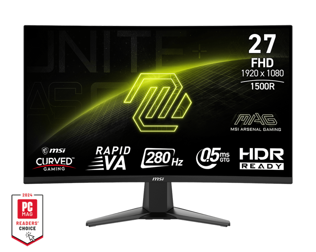 MSI MAG 276CXF 27" FHD VA 280Hz Monitor 1