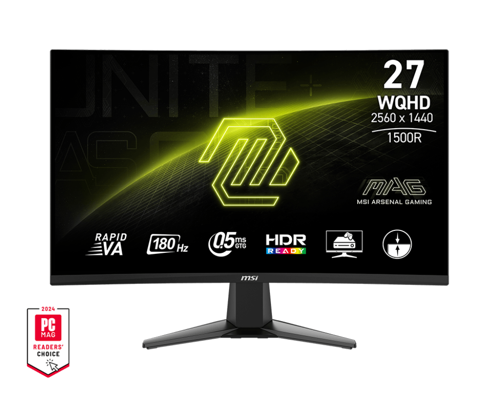 MSI MAG 27CQ6F 27" 2K VA 180Hz Monitor