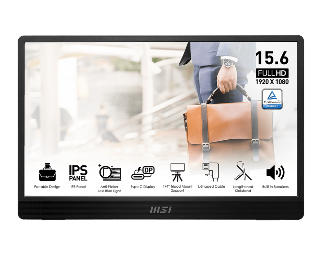 MSI PRO MP161 E2 15.6" FHD IPS Monitor 1