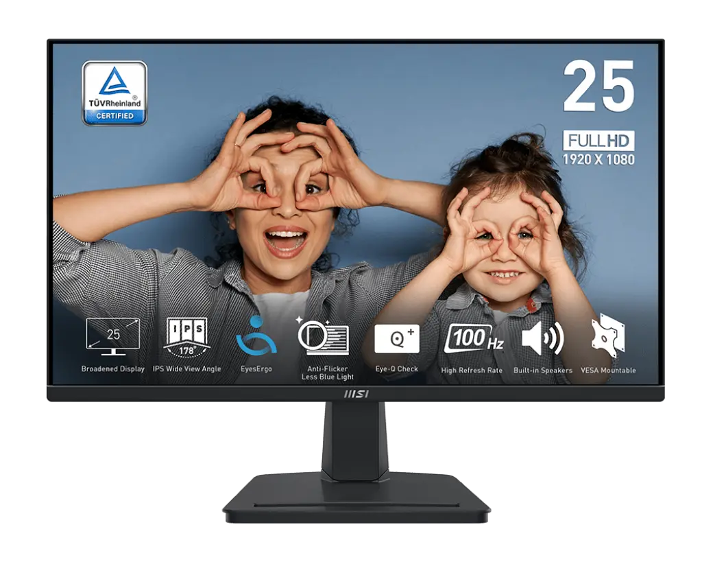 MSI PRO MP251 24.5" FHD IPS 100Hz Monitor