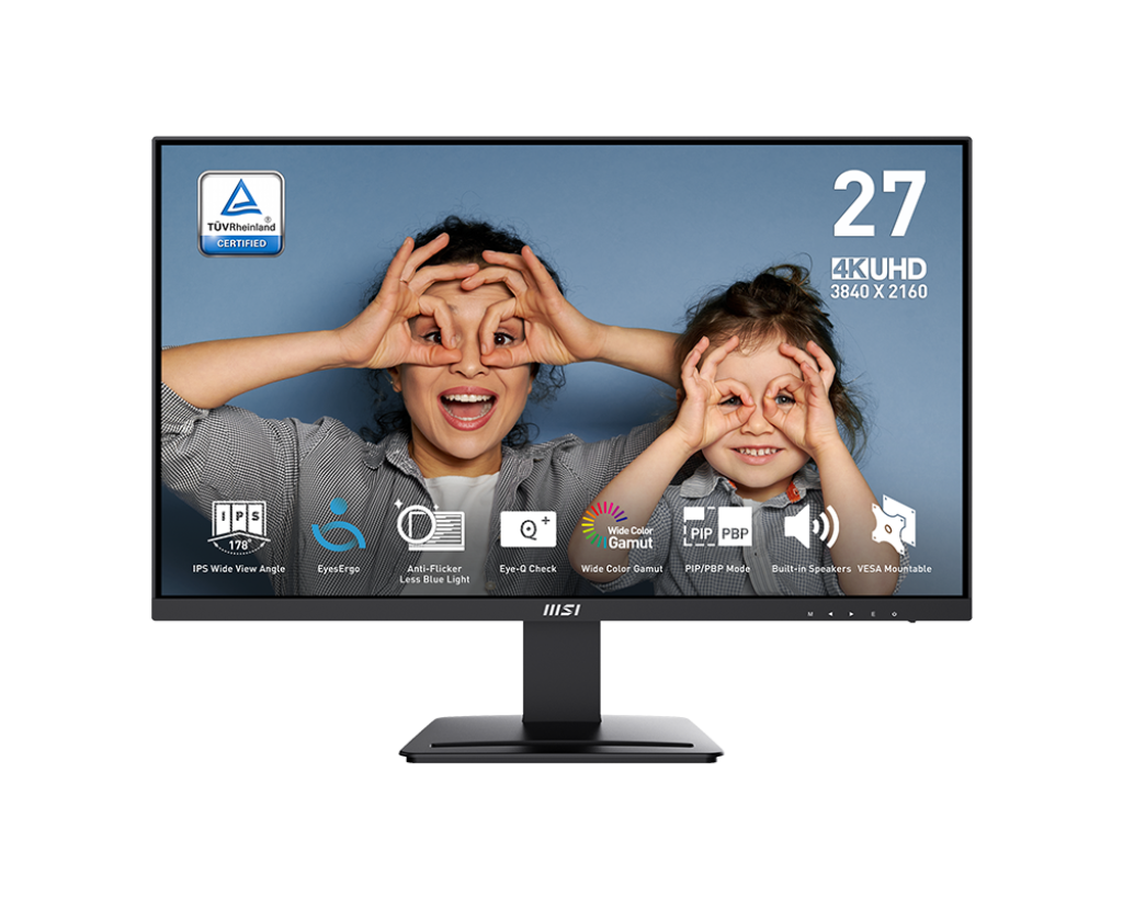 MSI PRO MP273U 27" 4K IPS Monitor 1