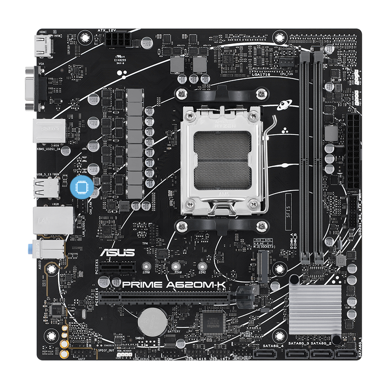 ASUS PRIME A620M-K-CSM Motherboard 3