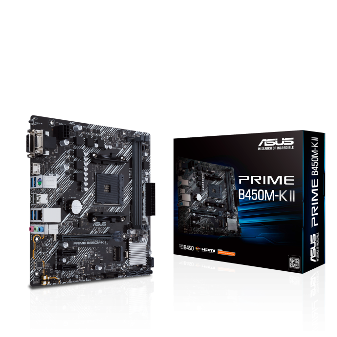 ASUS PRIME B450M-K II Motherboard