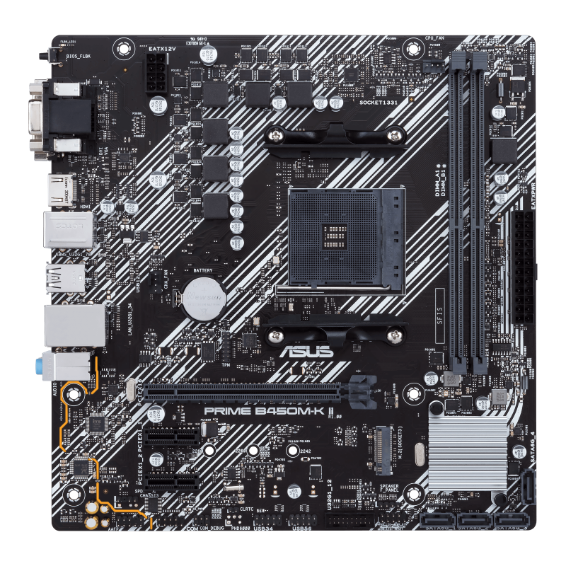 ASUS PRIME B450M-K II Motherboard 2