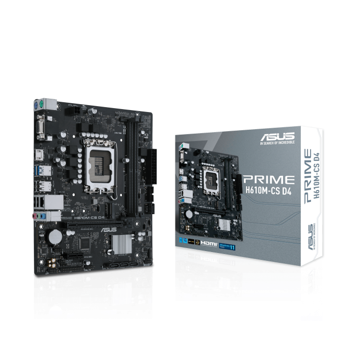 ASUS PRIME H610M-CS D4 Motherboard
