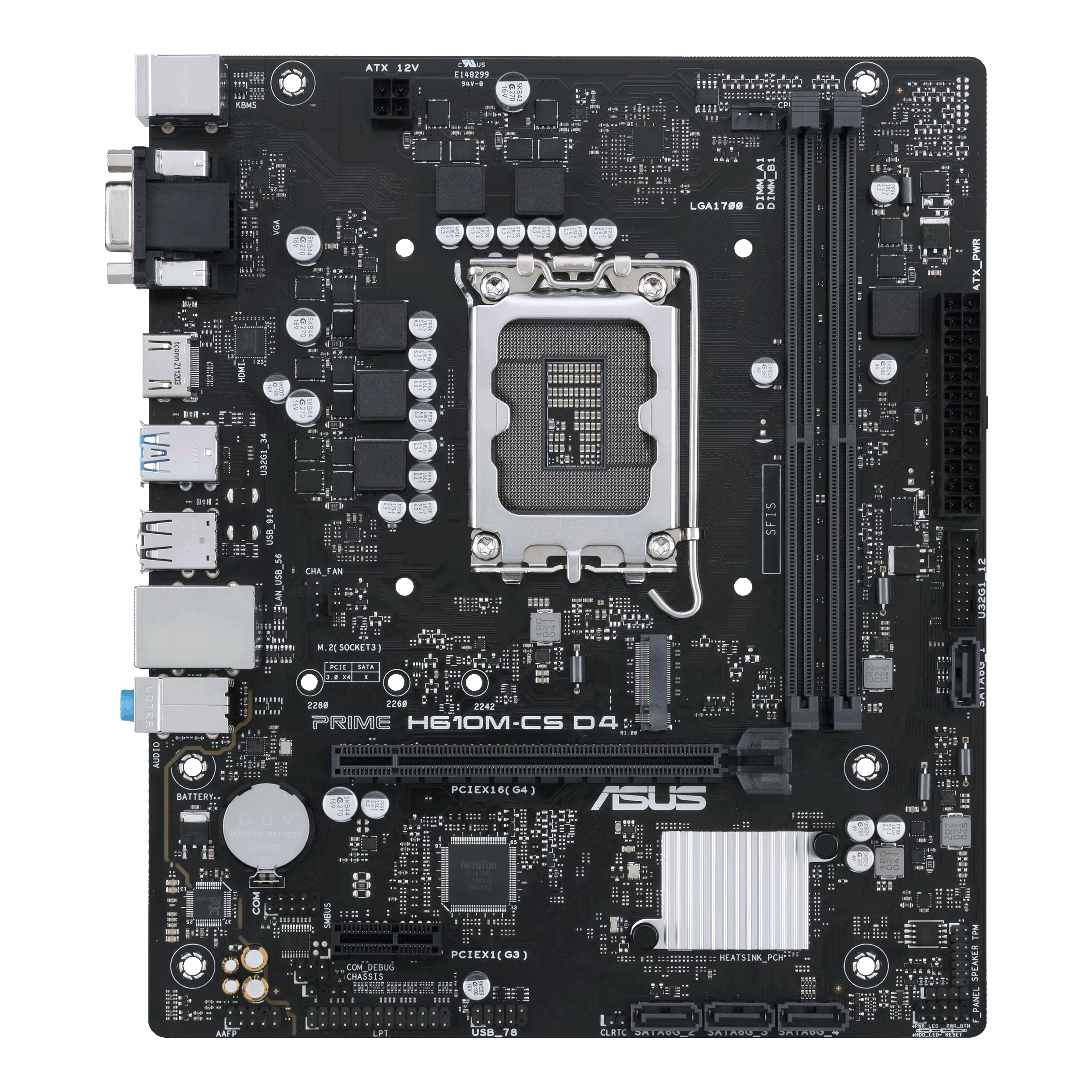 ASUS PRIME H610M-CS D4 Motherboard 2