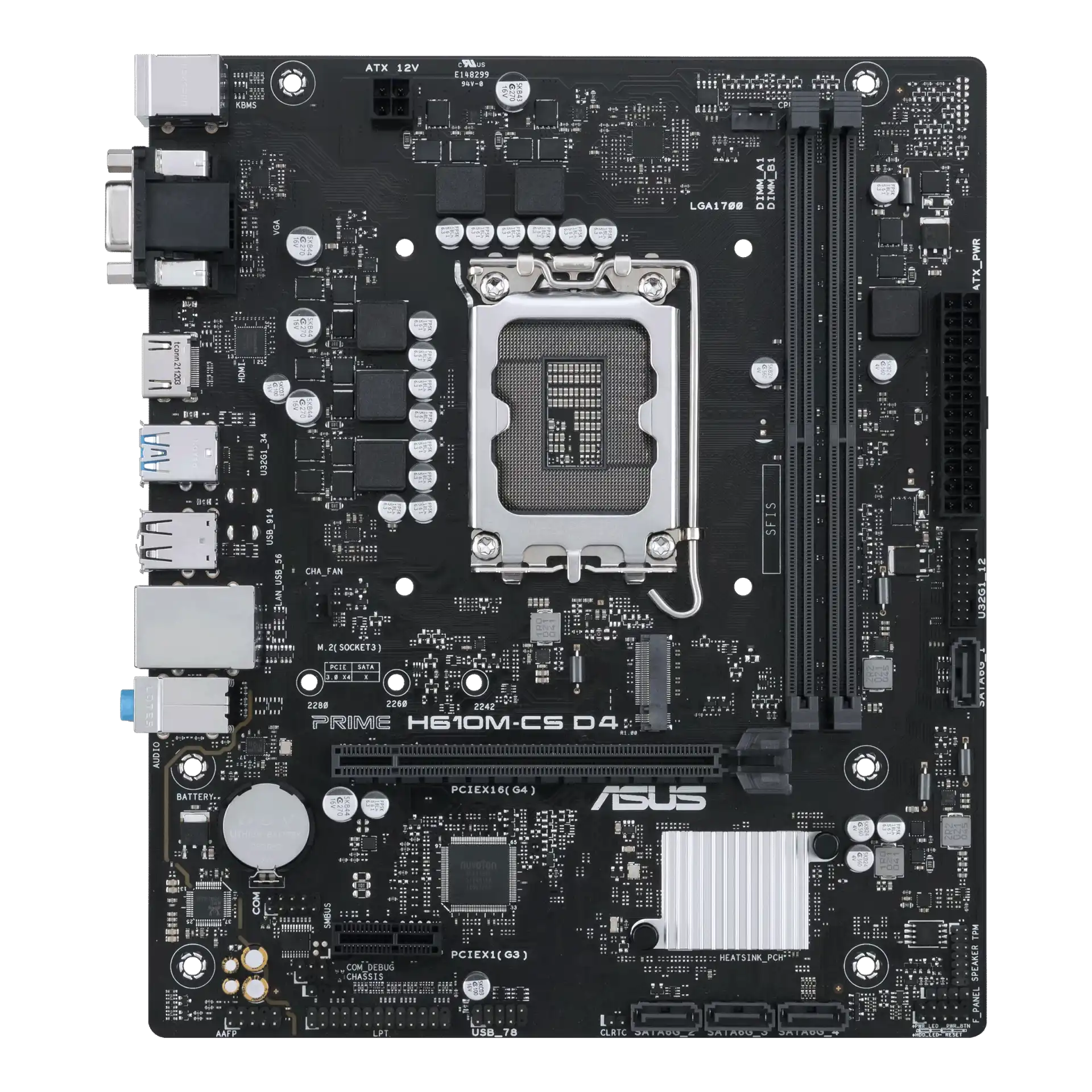 ASUS PRIME H610M-CS D4 Motherboard 2