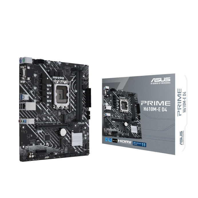 ASUS PRIME H610M-E D4 Motherboard
