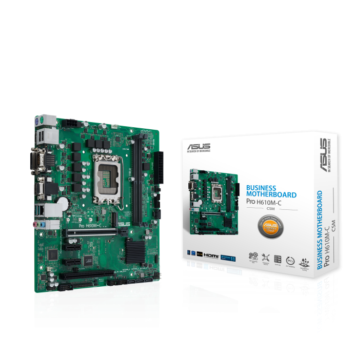 ASUS Pro H610M-C-CSM Motherboard