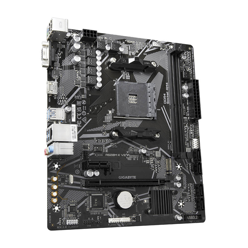 Gigabyte A520M K V2 Motherboard 4