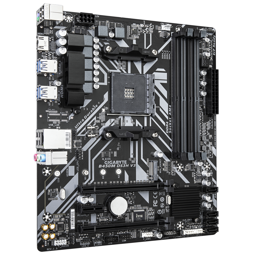 Gigabyte B450M DS3H V3 Motherboard 2