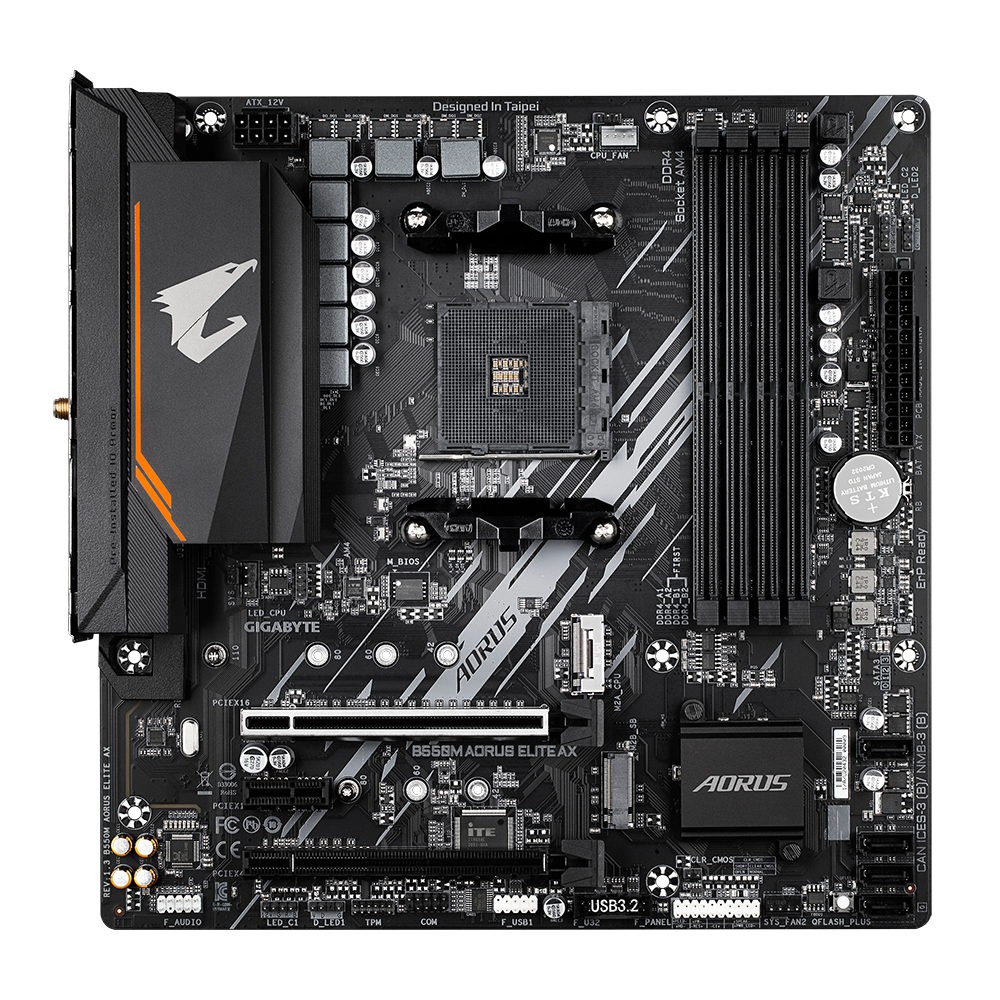 Gigabyte B550M AORUS ELITE AX Motherboard 2