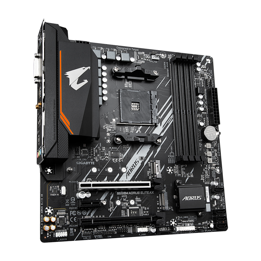 Gigabyte B550M AORUS ELITE AX Motherboard 4