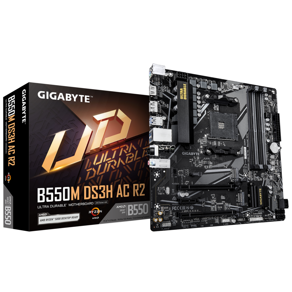 Gigabyte B550M DS3H AC R2 Motherboard