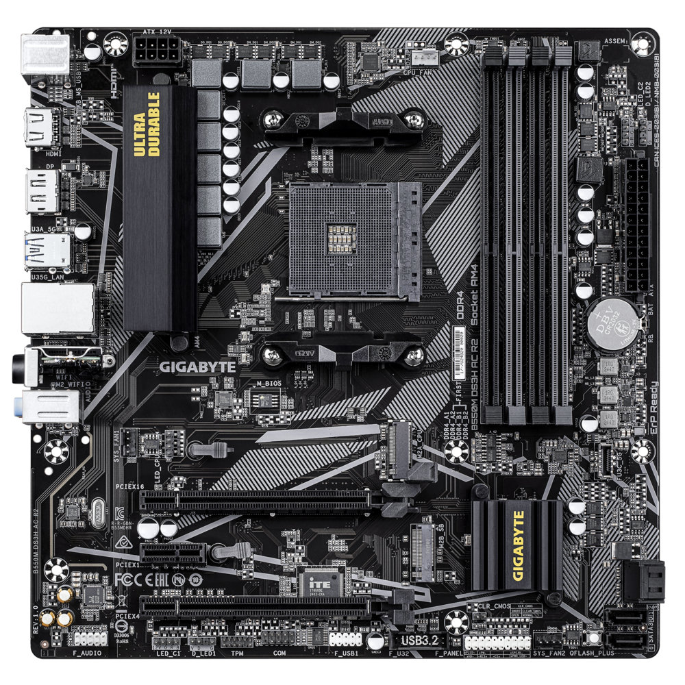 Gigabyte B550M DS3H AC R2 Motherboard 4
